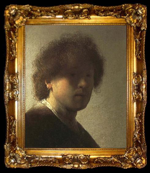 framed  Rembrandt van rijn Self-Portrait as a Young Man, ta009-2